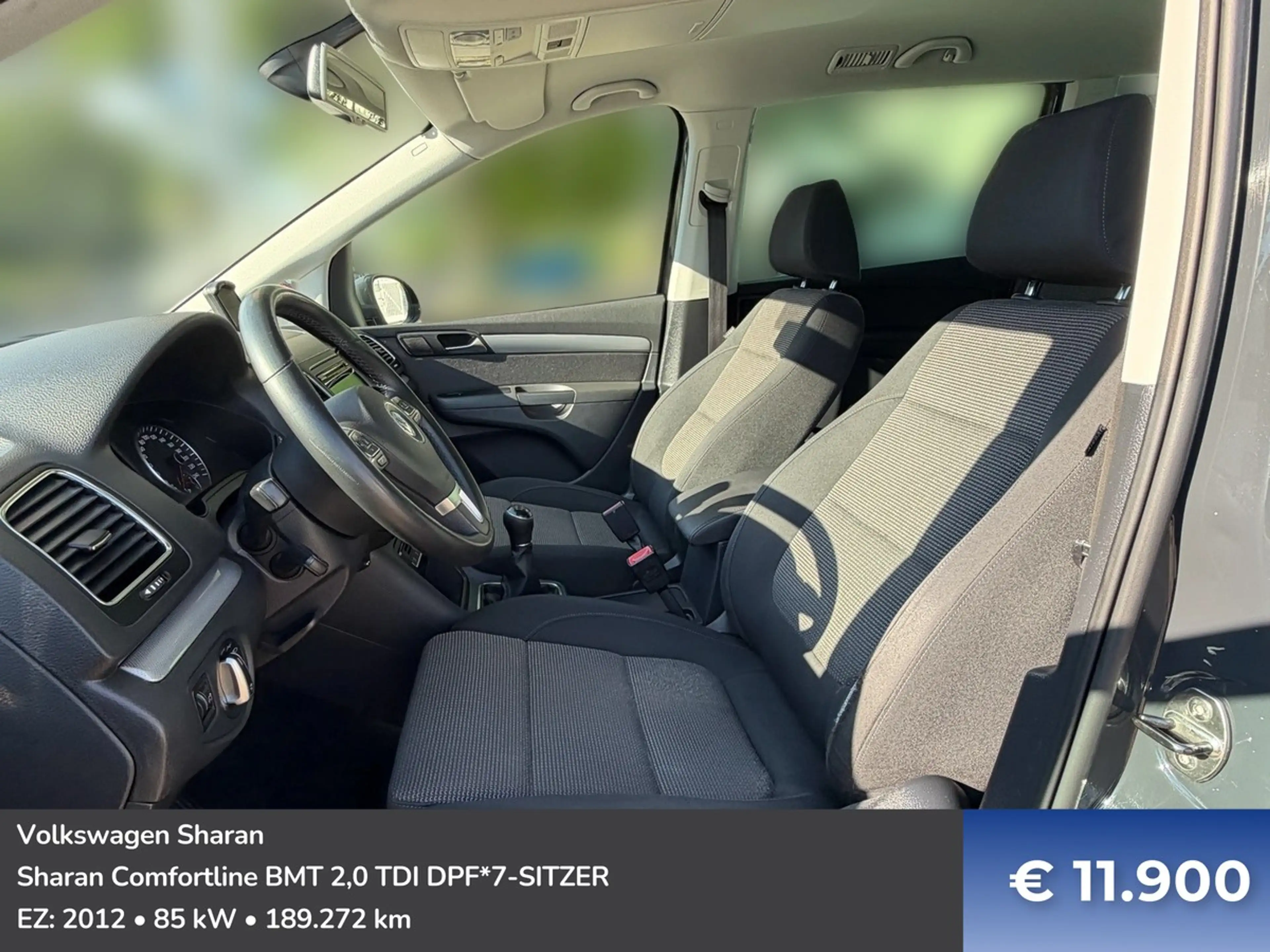 Volkswagen Sharan Sharan Comfortline BMT 2,0 TDI DPF*7-SITZER — photo 12