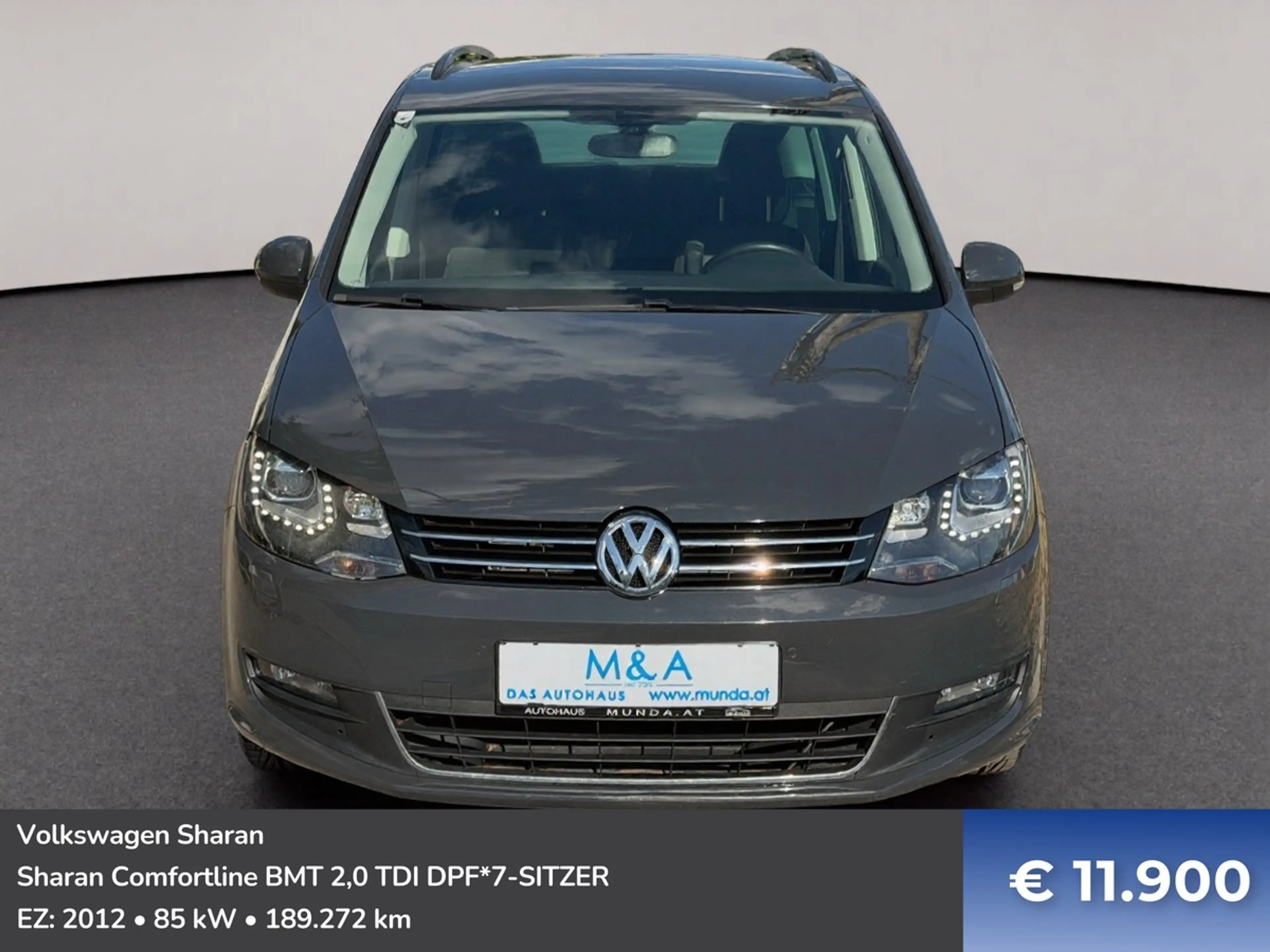 Volkswagen Sharan Sharan Comfortline BMT 2,0 TDI DPF*7-SITZER — photo 2