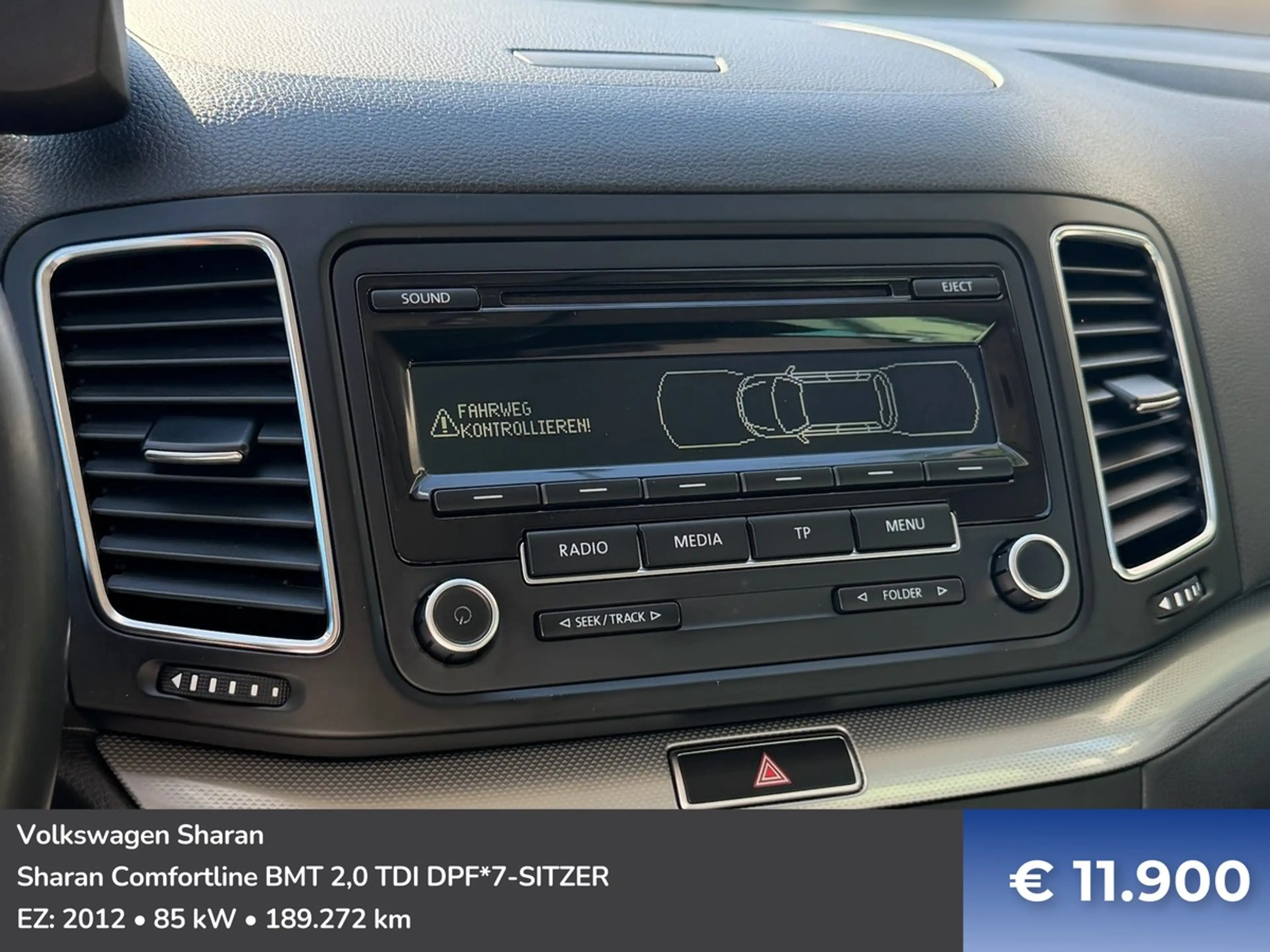 Volkswagen Sharan Sharan Comfortline BMT 2,0 TDI DPF*7-SITZER — photo 14