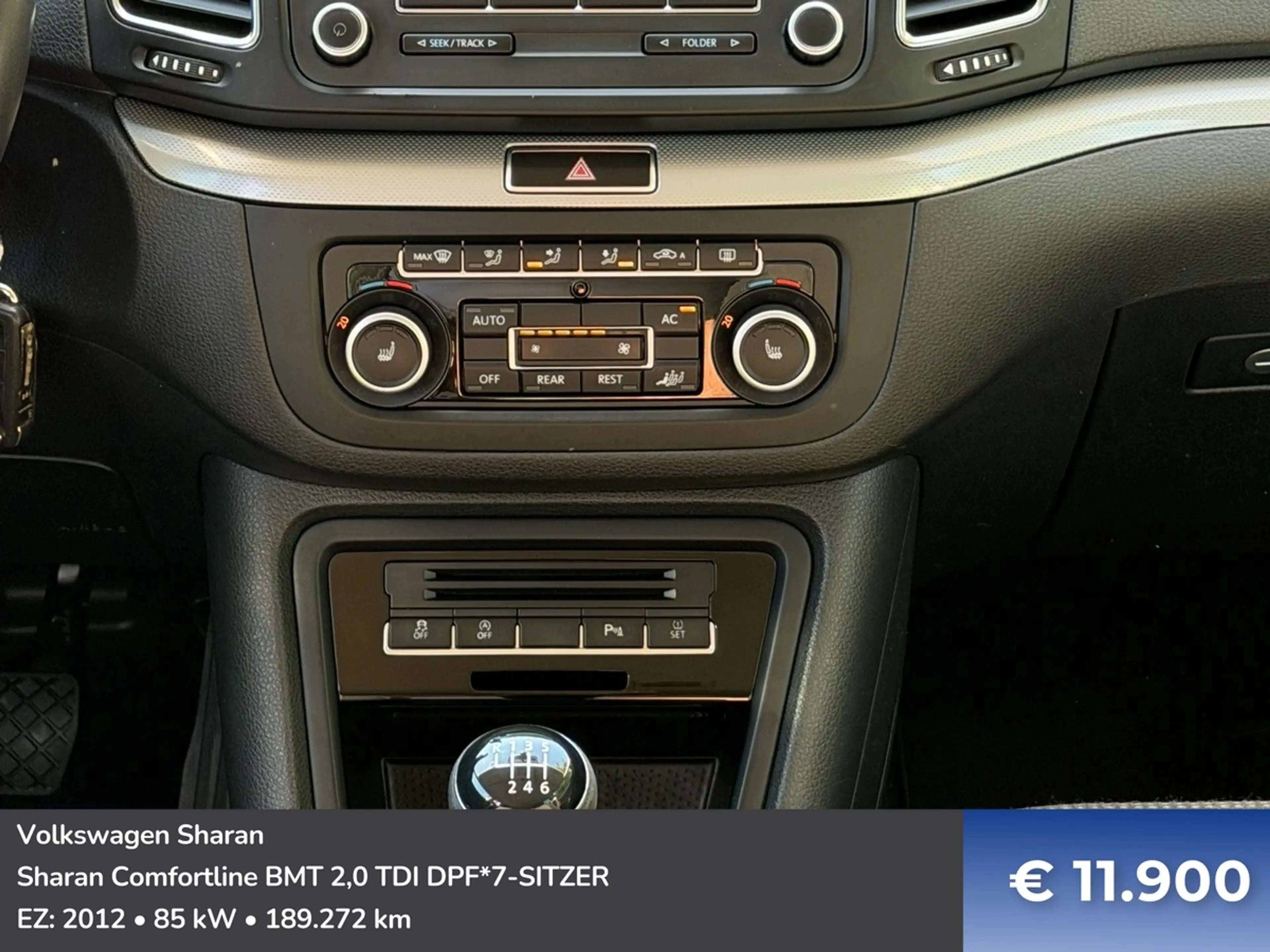 Volkswagen Sharan Sharan Comfortline BMT 2,0 TDI DPF*7-SITZER — photo 13