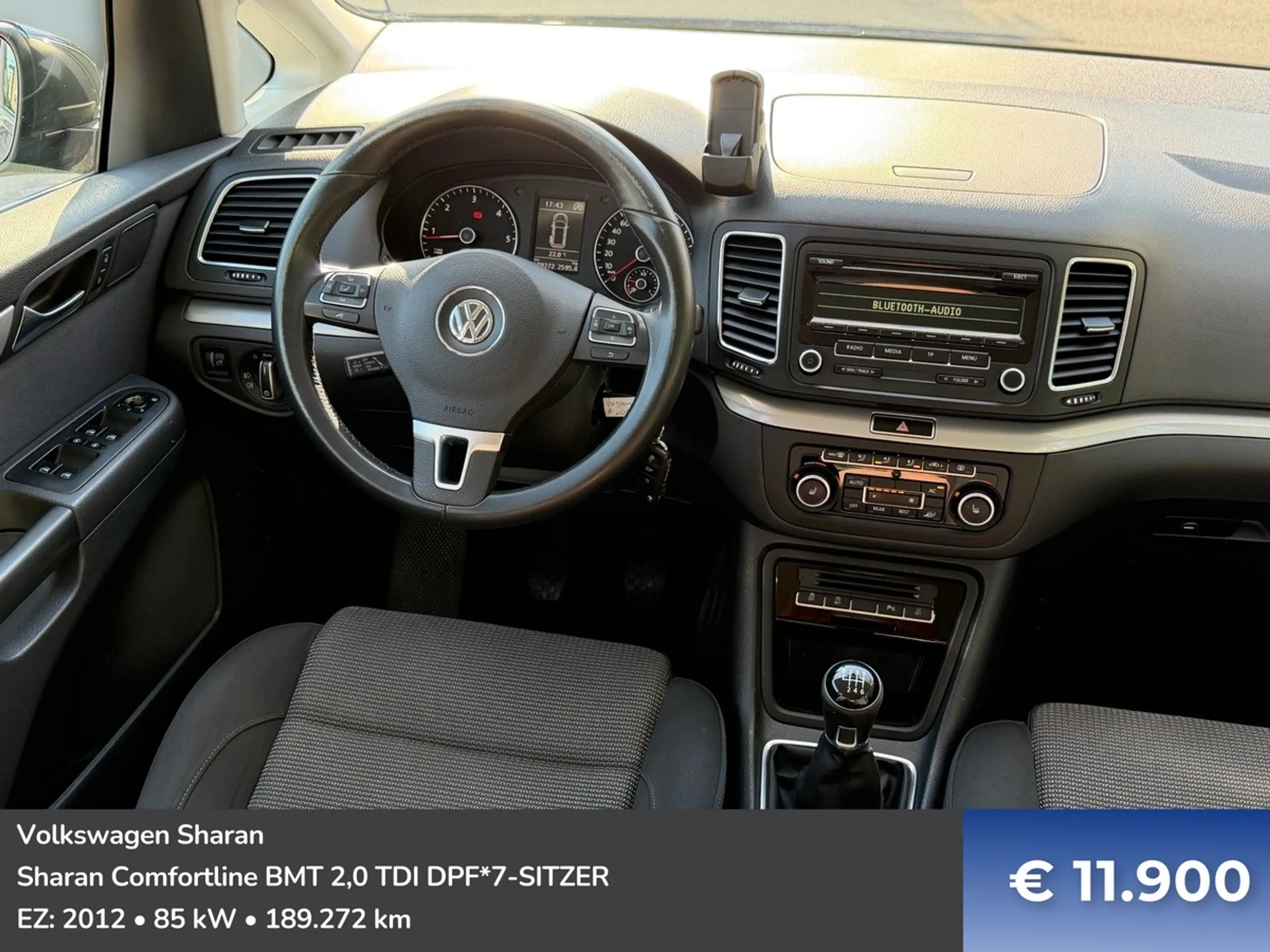 Volkswagen Sharan Sharan Comfortline BMT 2,0 TDI DPF*7-SITZER — photo 10