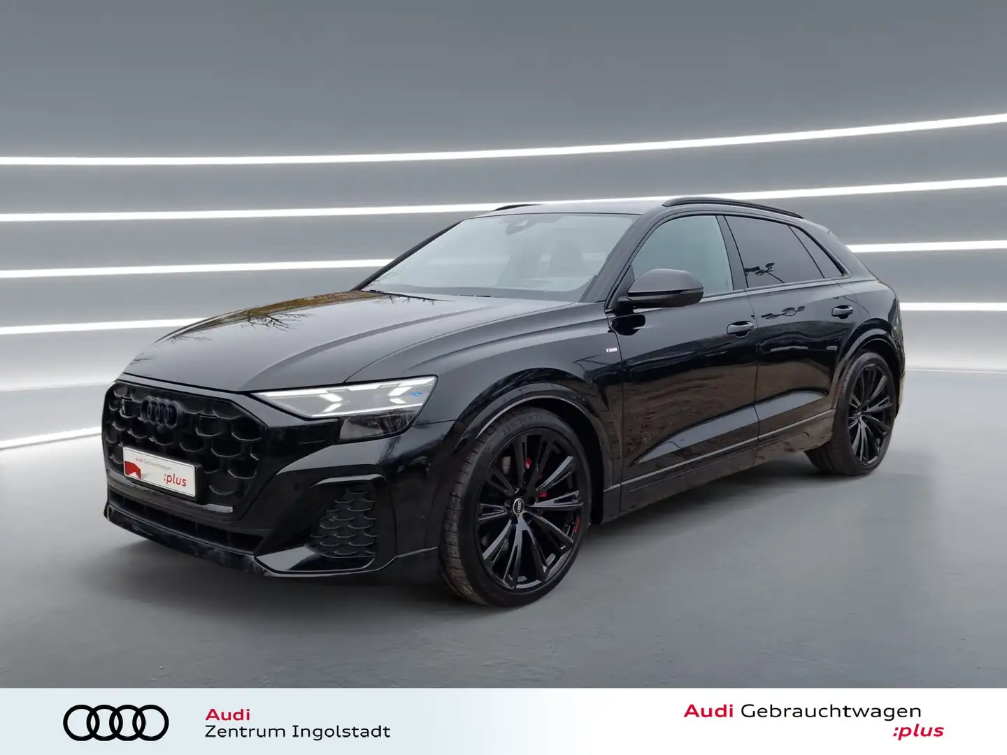 Audi Q8 TDI qu S line LASER PANO STHZG Luft. Kam. 23" Schwarz - 1