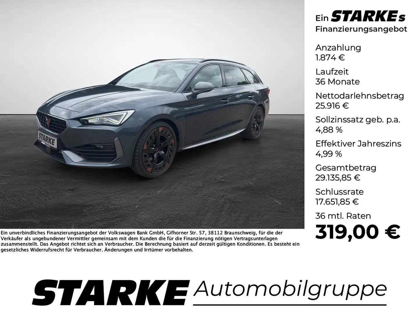 CUPRA Leon ST VZ 1.4 TSI DSG eHybrid Grau - 1