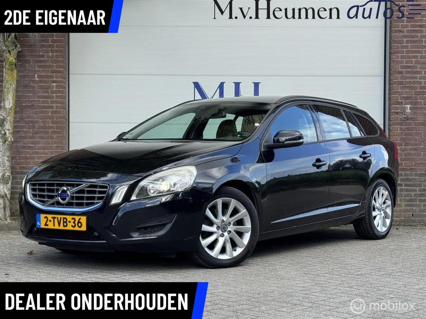 Volvo V60 2.0 D4 5-cilinder 163PK Dealer Ond. Automaat Schwarz - 1