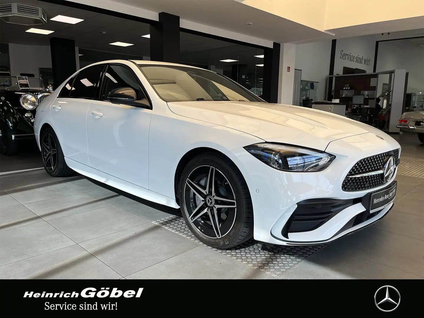 Mercedes-Benz C 200 EDITION-AMG+DIGITAL.L+360°+NIGHT+MEMORY Blanc - 2