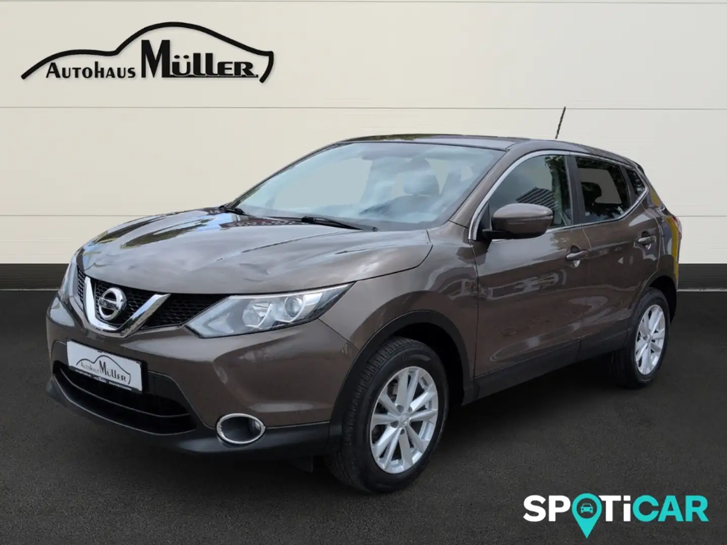 Nissan Qashqai Visia 1.2 DIG- Berganfahrass. Klimaauto El. Parkbr Braun - 1