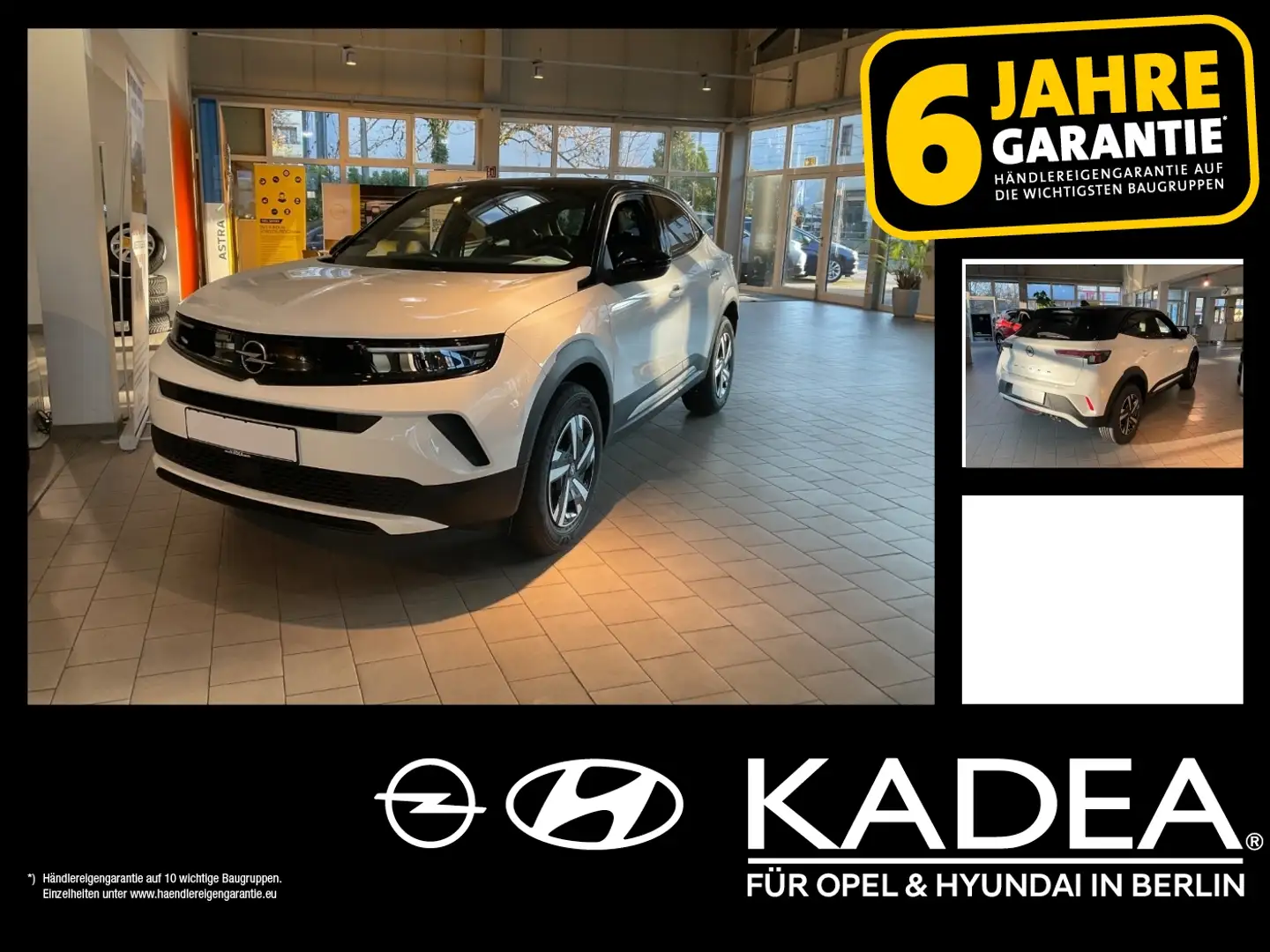 Opel Mokka 1.2 Turbo Elegance LED+SHZ+Winterp.+Kam. Weiß - 1