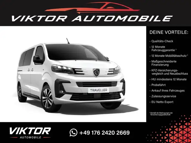Peugeot Traveller L2 2.0 BlueHDi 180 EAT8 "ALLURE" BESTELLAKTION