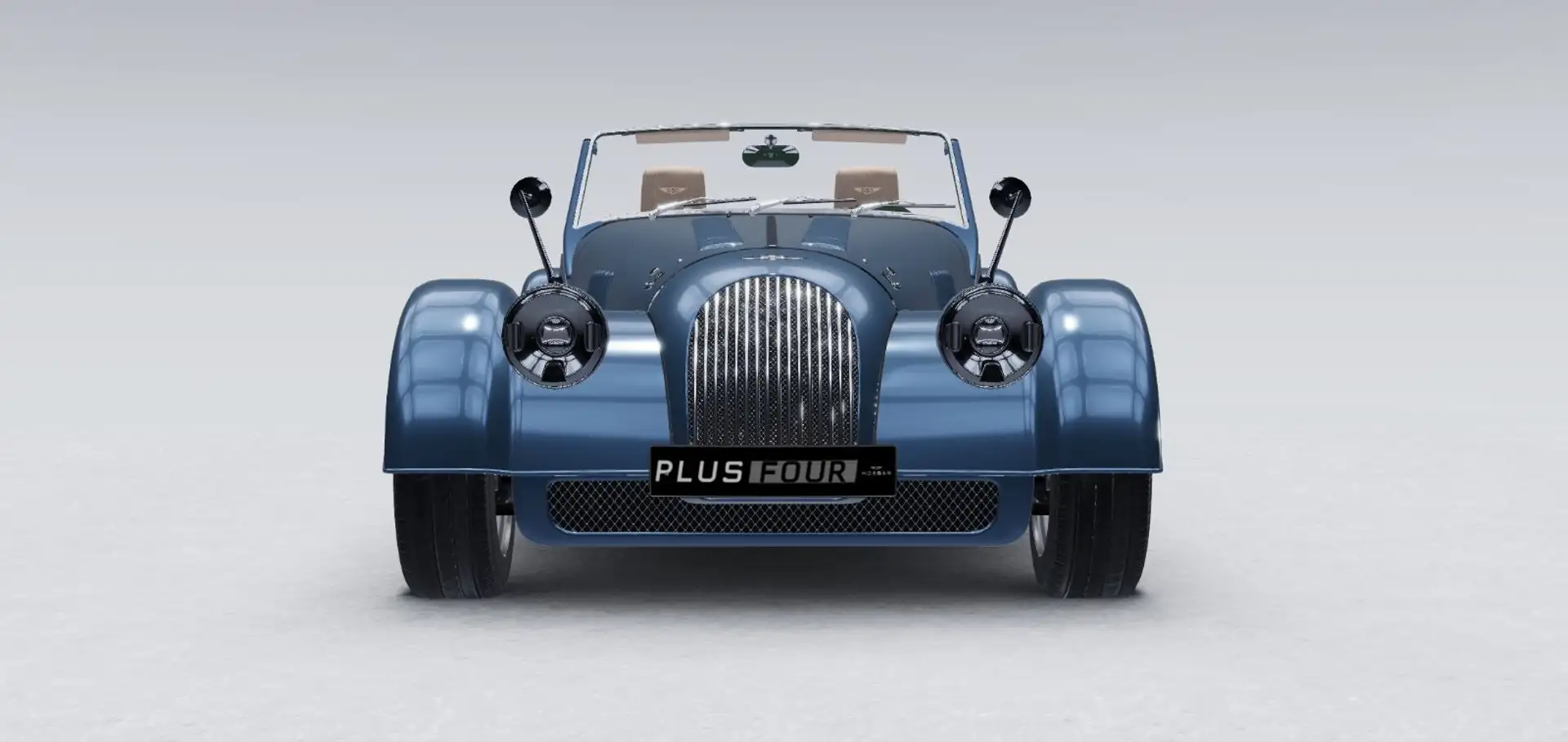Morgan Plus 4 Plus Four 75th Anniversary - A/C - SHZ - Blau - 2