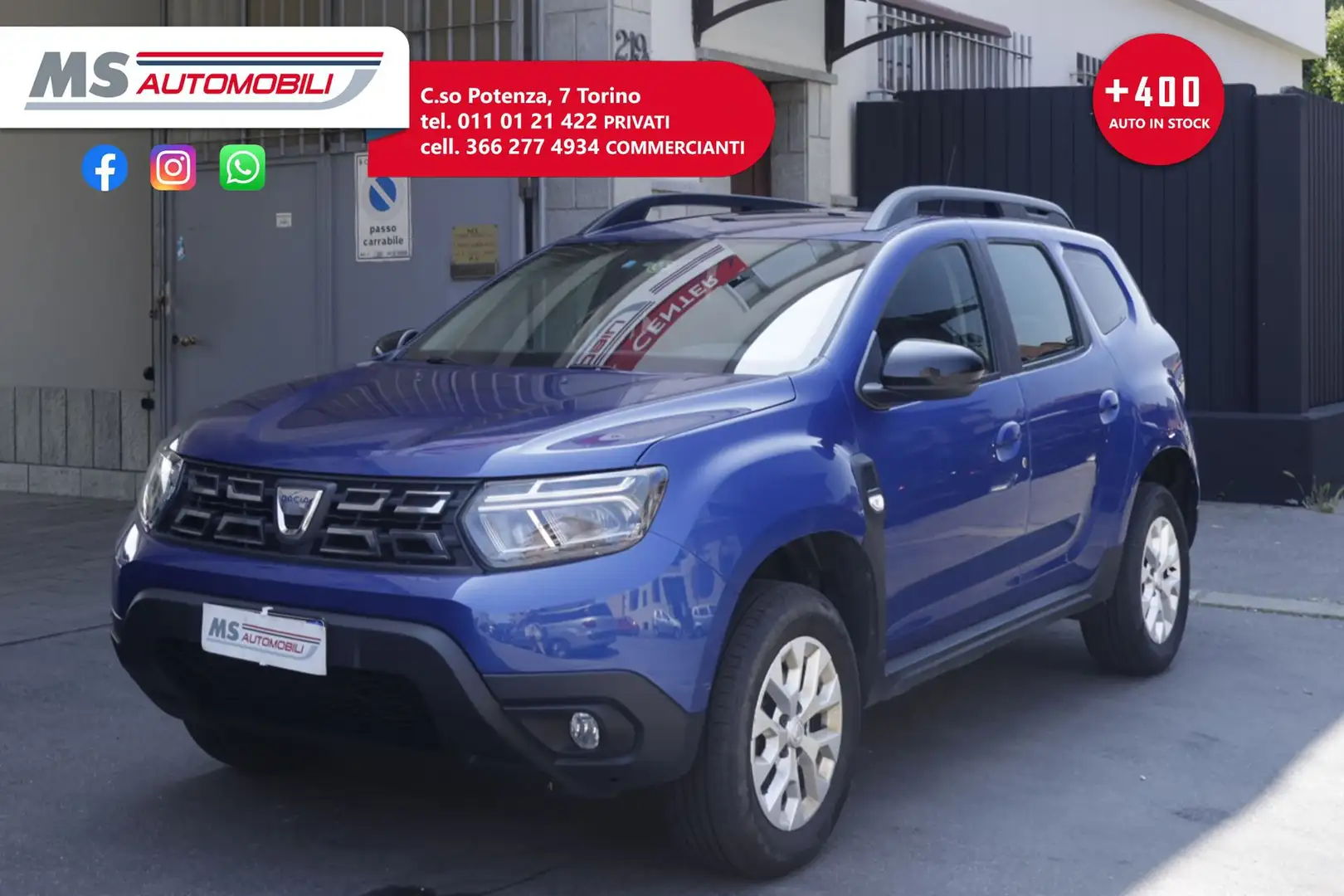 Dacia Duster Dacia Duster 1.0 TCe GPL 100 CV 4x2 Prestige PROM Blu/Azzurro - 1