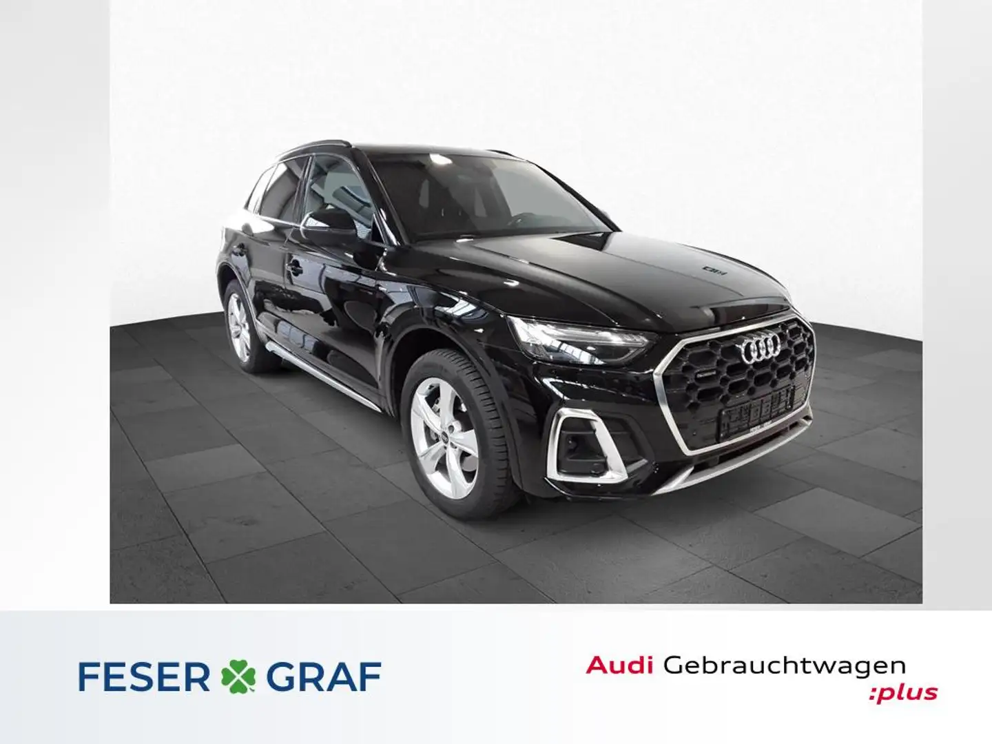 Audi Q5 40 TDI qu 2x S line-Matrix-Stdhzg-B&O Schwarz - 1