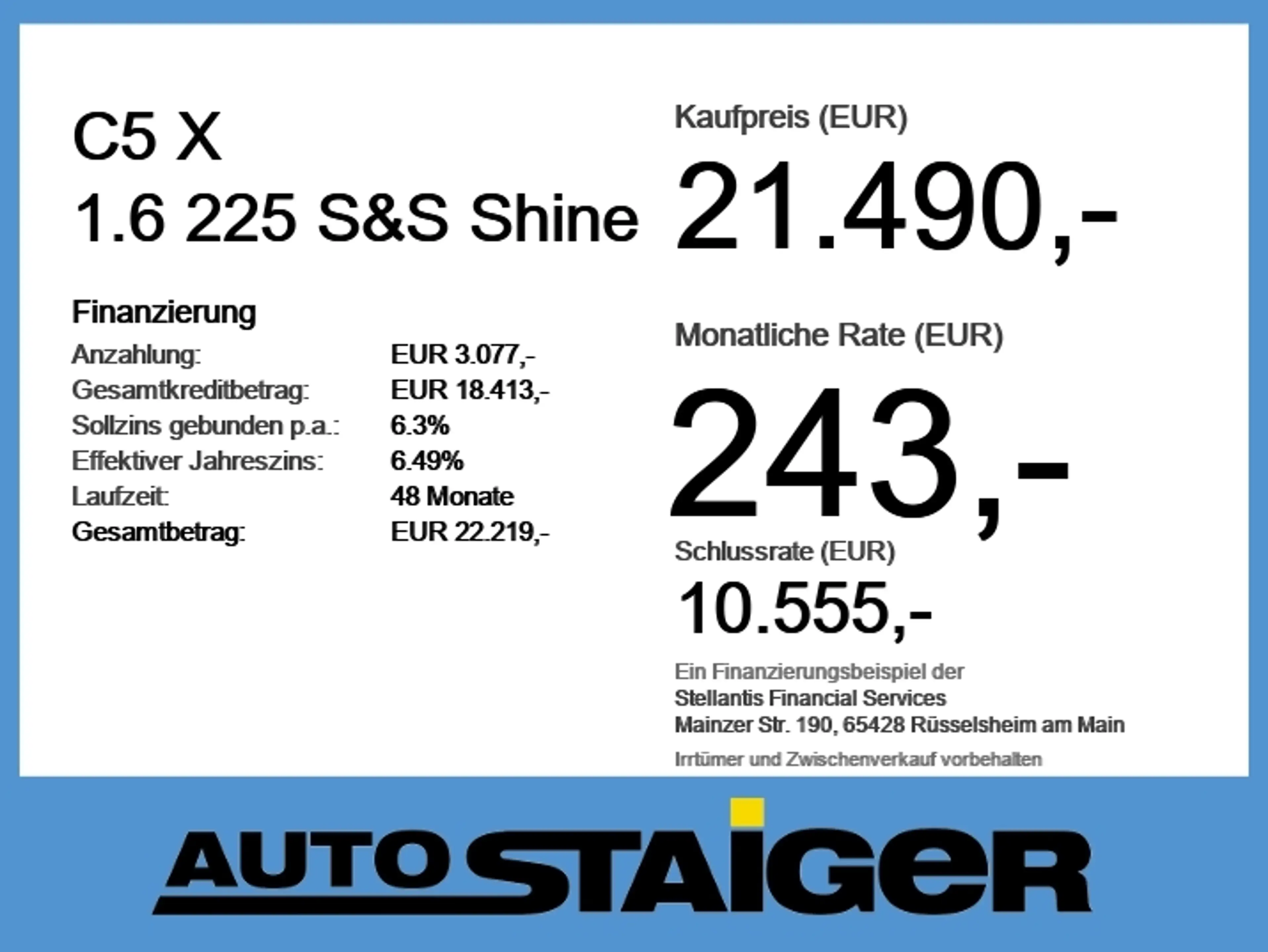 Citroen C5 X 1.6 225 S&S Shine Navi+SHZ+2xKlima+Kam.+LM — photo 6