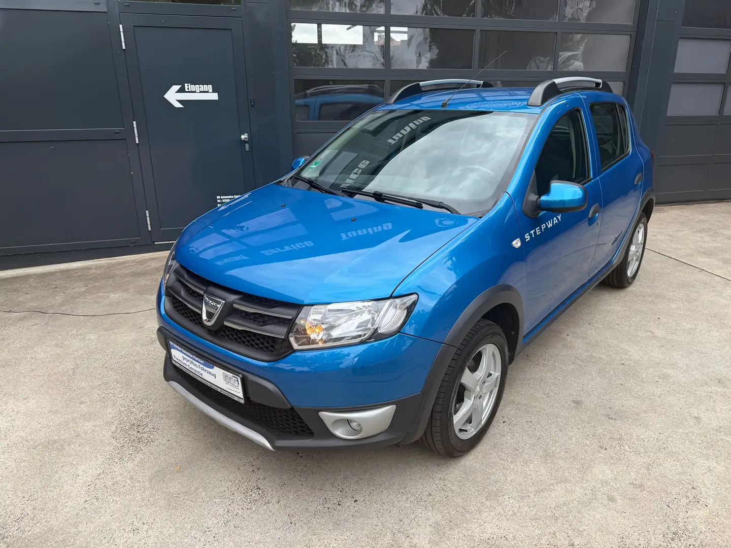 Dacia Sandero Stepway Prestige 2. Hand Top Ausstattung GARANTIE Blau - 2