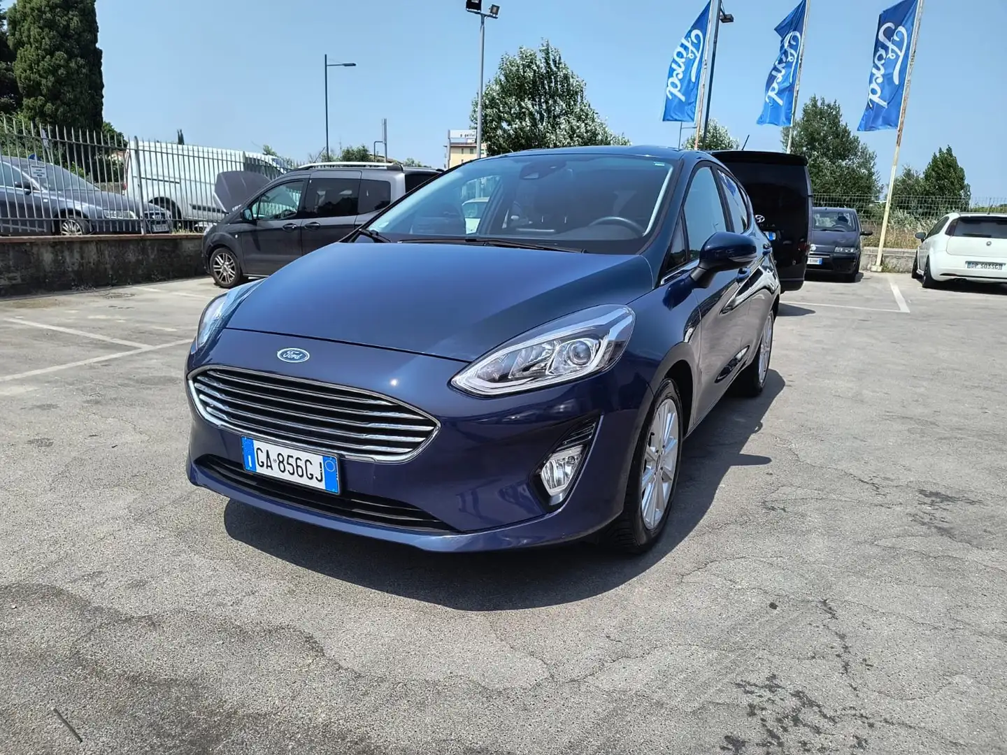 Ford Fiesta Fiesta 5p 1.5 ecoblue Titanium 85cv my19.5 Blu/Azzurro - 1