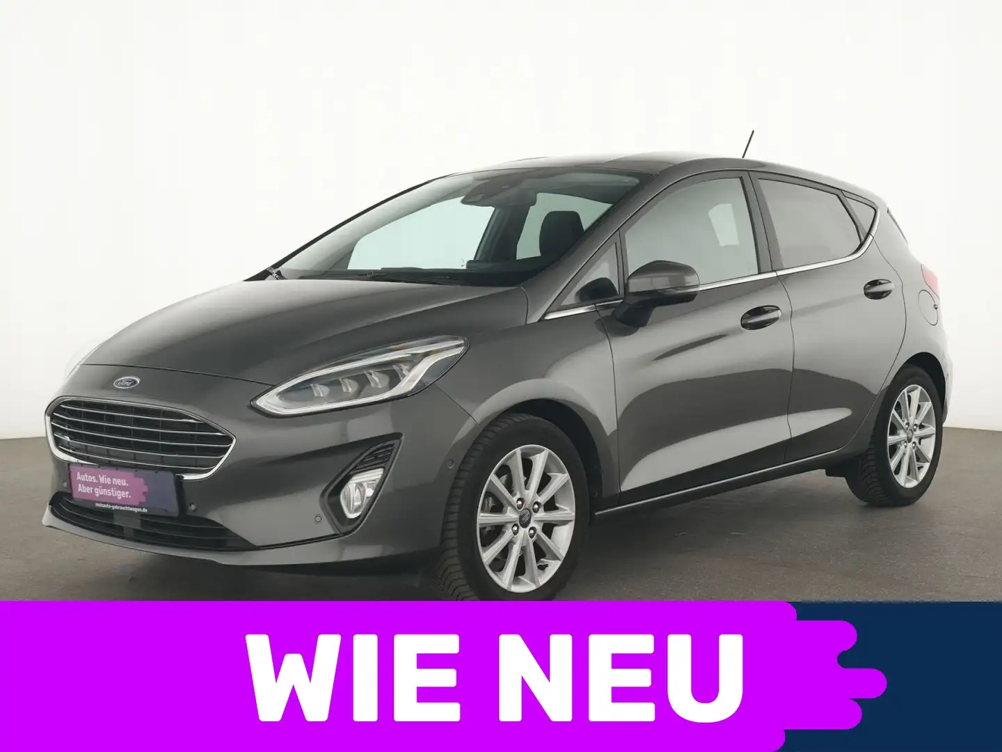 Ford Fiesta Titanium X ACC|Kessy|LED|Navi|SHZ|PDC Grau - 1