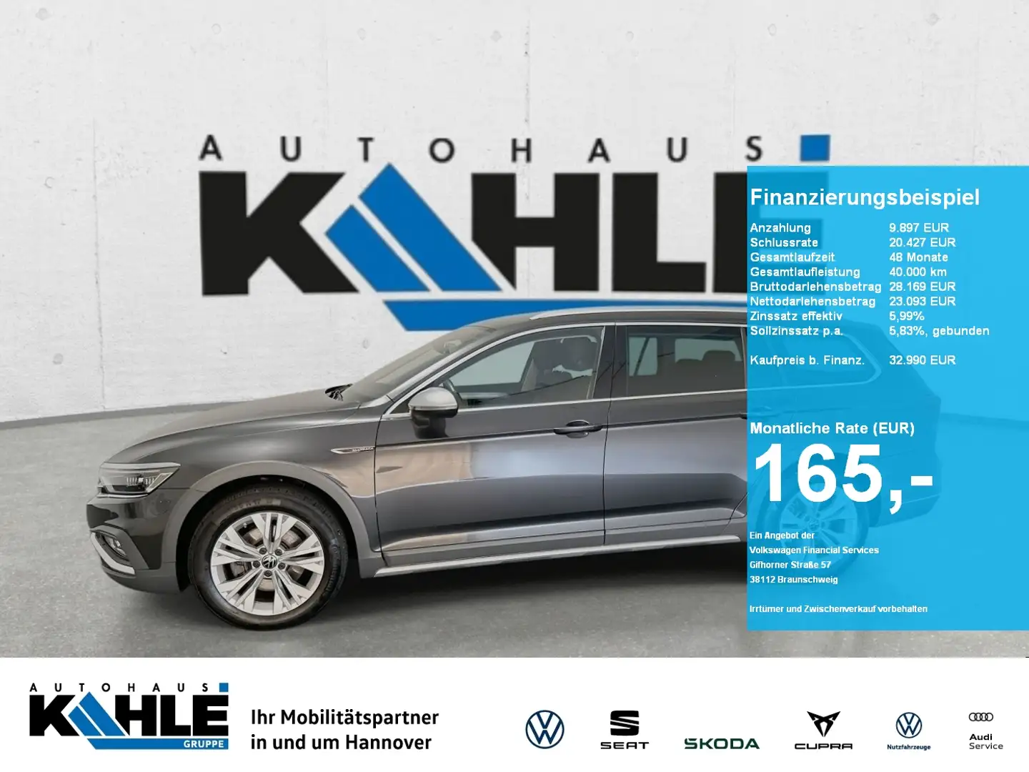 Volkswagen Passat Alltrack Passat Variant 2.0 TDI 4Motion DSG Alltrack Szary - 1