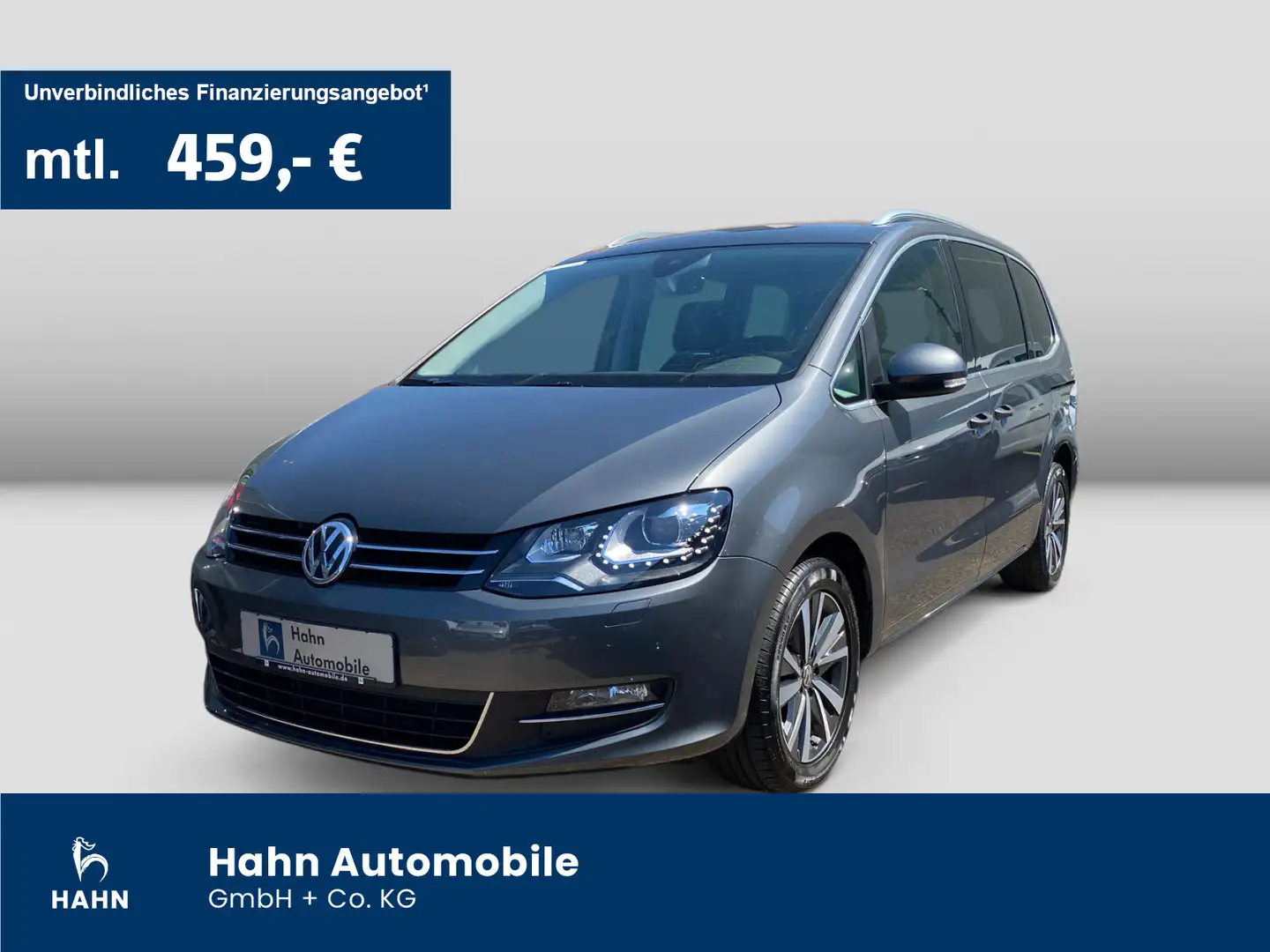 Volkswagen Sharan 1.4TSI Highline ACC AHK Standh. CAM NAVI Grau - 1