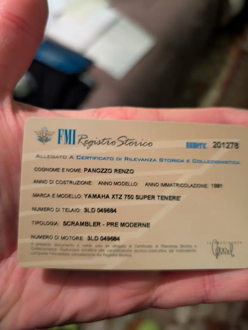 Yamaha XTZ 750 Super Teneré Blanco - 1