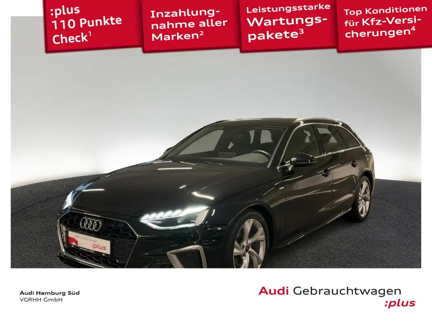 Audi A4 35 TFSI S line S tronic LED/NAVI/KAMERA Schwarz - 1