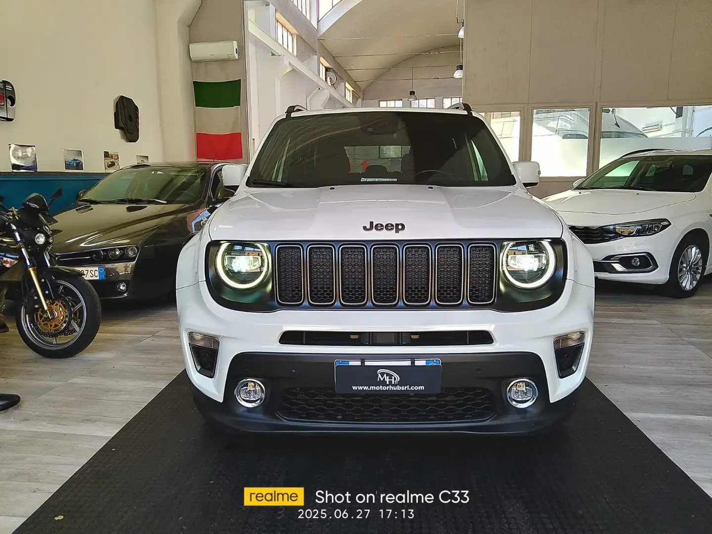 Jeep Renegade Renegade 2019 1.3 t4 Limited 2wd 150cv ddct Bianco - 1