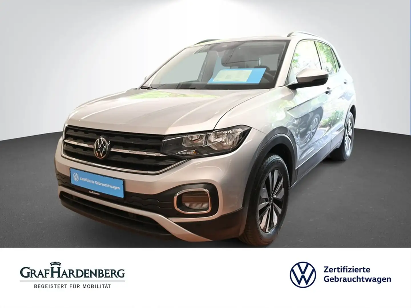 Volkswagen T-Cross 1.0 TSI Automatik Move AHK PDC SzHzg ACC Silber - 1