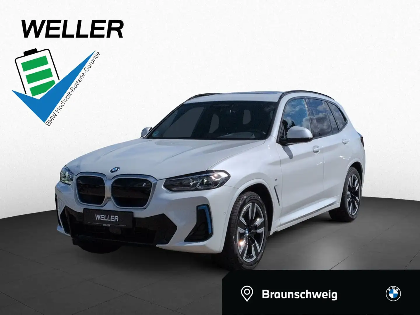 BMW iX3 M SPORT AdLED DAProf Kam Pano DAB AHK 19" Navi Weiß - 1