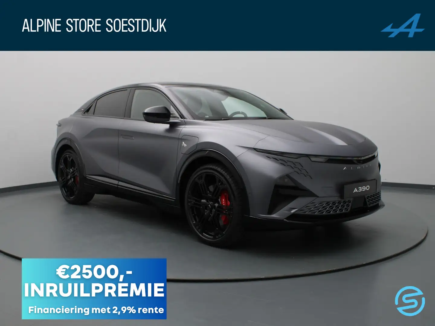 Alpine A390 GT 89kWh Devialet XtremeSound | 360° Camera | Pack Silber - 1