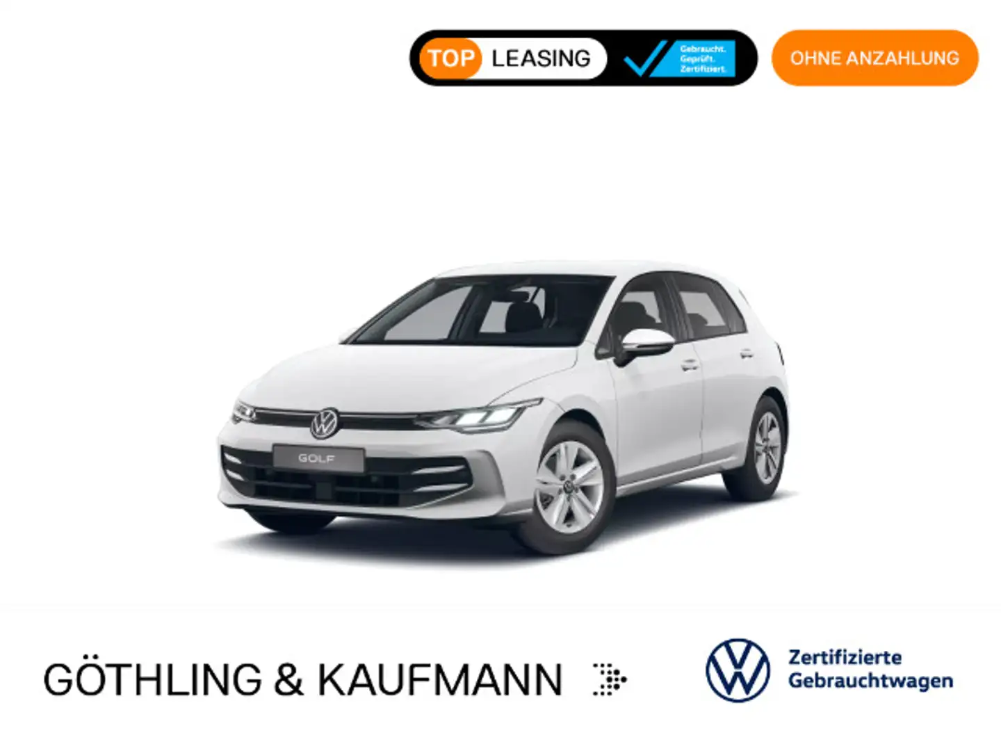 Volkswagen Golf Life 1.5 TSI 85kW 6-Gang*APP*ASG*SHZ*ACC*SP Weiß - 1
