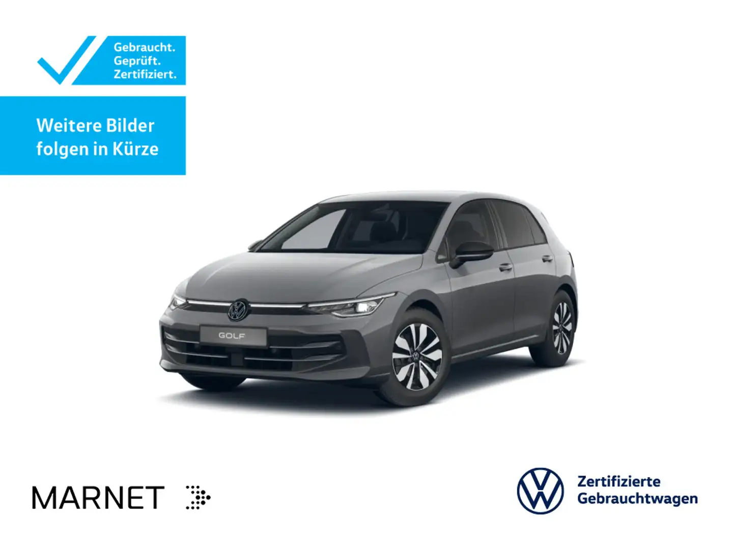 Volkswagen Golf VIII 1.5 eTSI DSG Goal* Navi*AHK*Kamera*Key Grau - 1