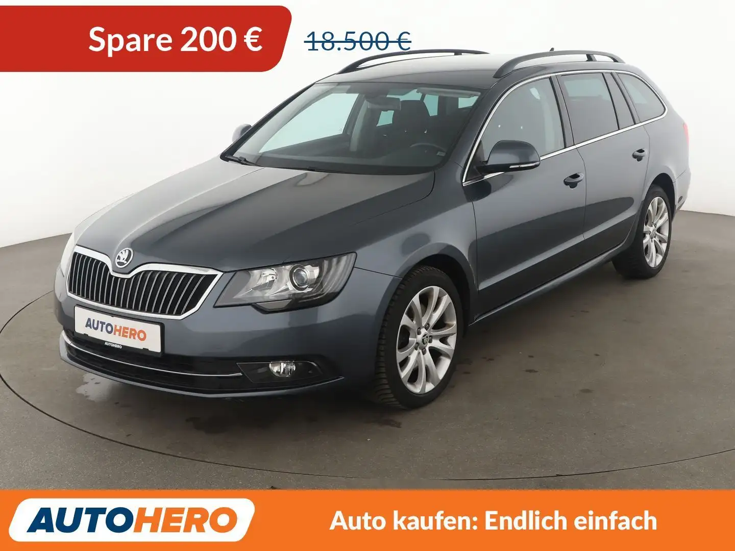 Skoda Superb 2.0 TDI Exclusive Aut.*NAVI*XENON*PDC*TEMPO*SHZ* Gris - 1