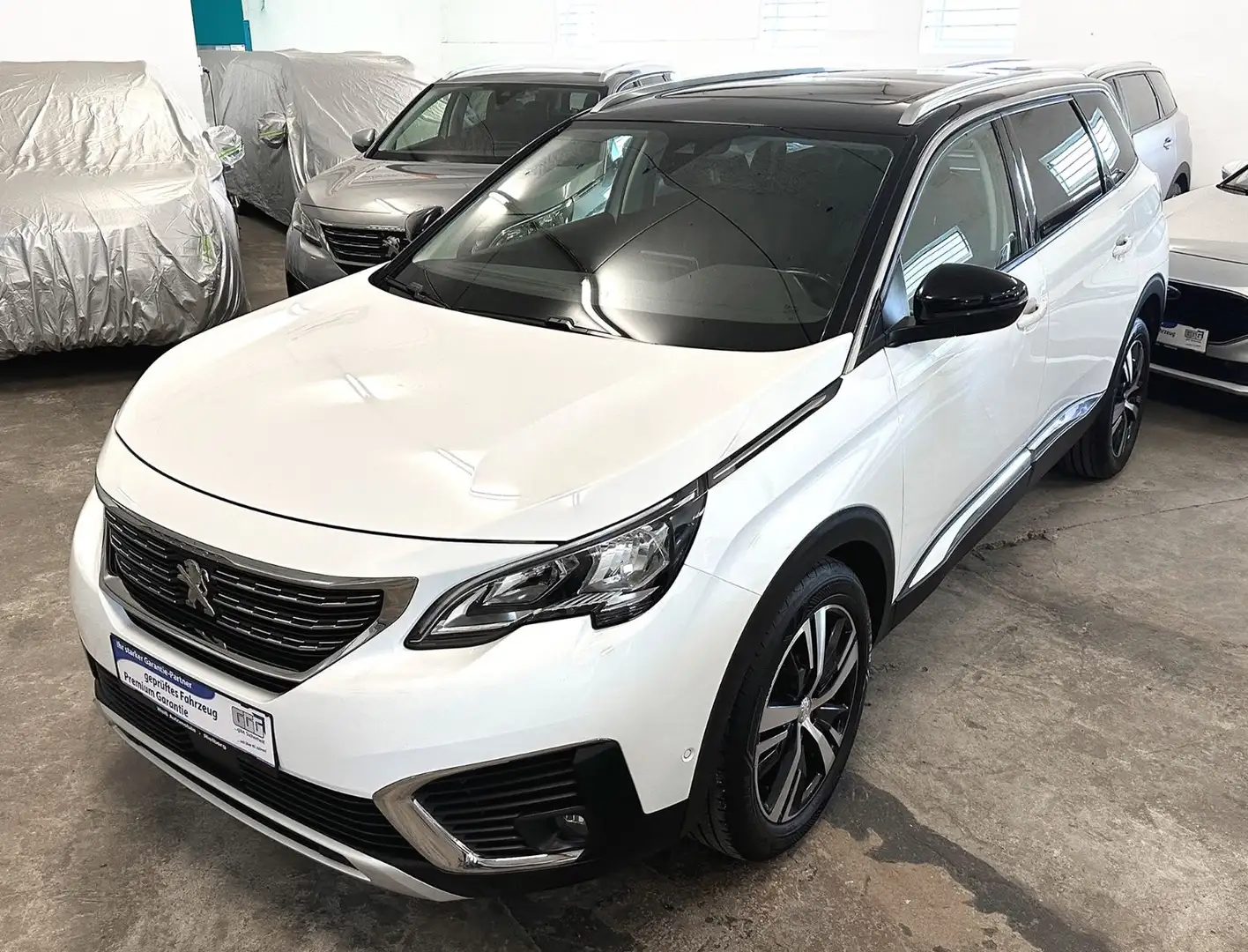 Peugeot 5008 7 Sitzer, Pamorama, Automatik Weiß - 1