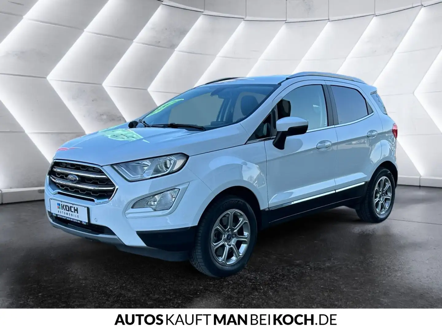 Ford EcoSport 1.0 EcoBoost TITANIUM NAVI CD KLIMA Weiß - 2