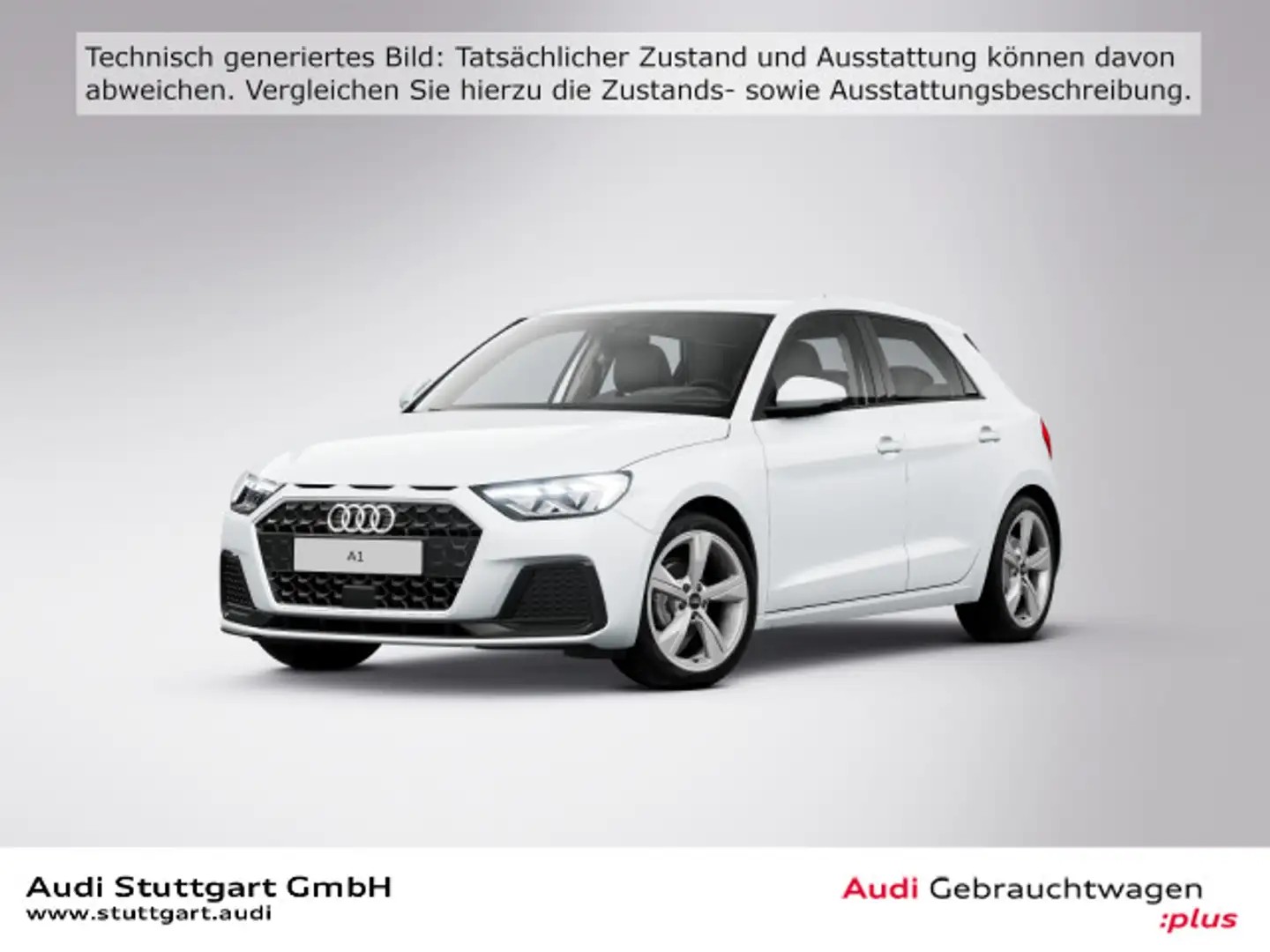 Audi A1 25 TFSI advanced LED virtCo SHZ PDC Weiß - 1