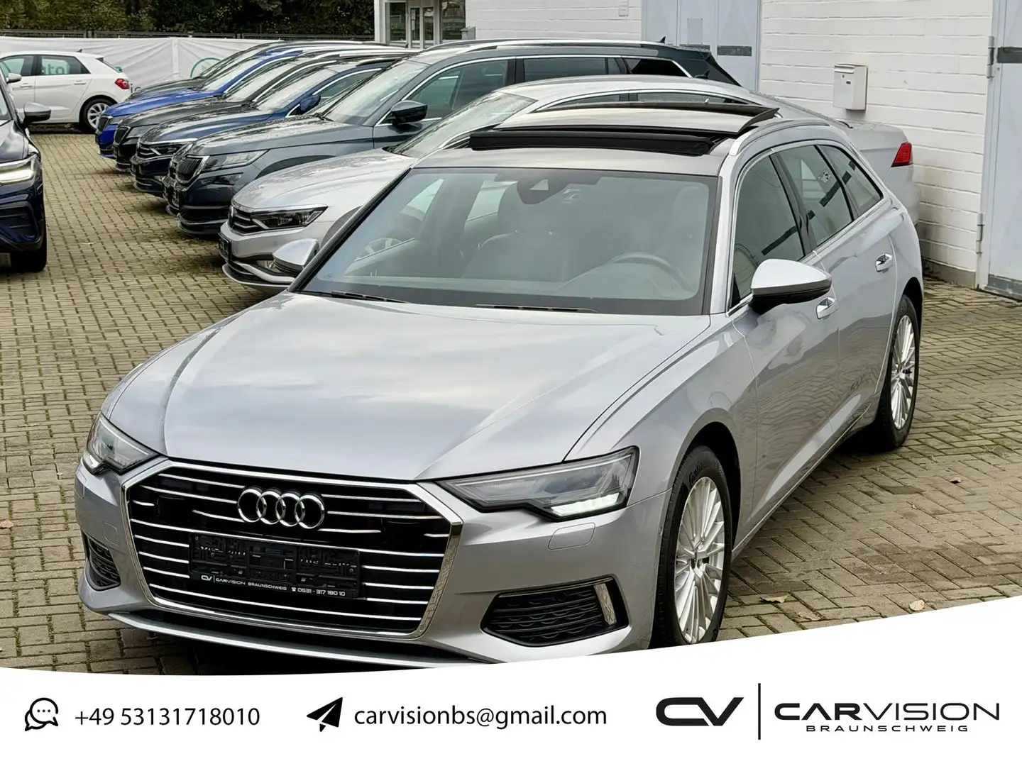 Audi A6 40 TDI design *PANO*ViCo*LEDER*KAMERA* Silber - 1