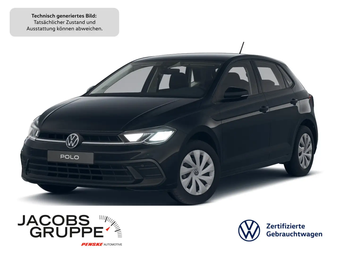 Volkswagen Polo 1.0 Life Sitzheizung/App-Connect/LED/Einparkhilfe/Dig.Cockpit Schwarz - 1