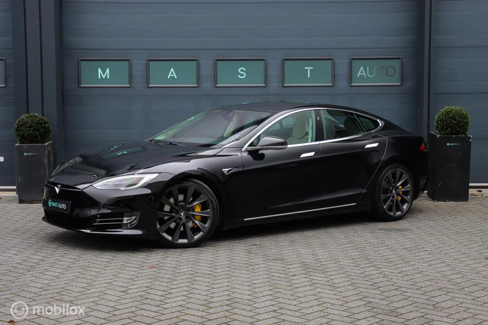 Tesla Model S 100D|Autopilot|Luchtvering|Leder|Panoramadak Noir - 1