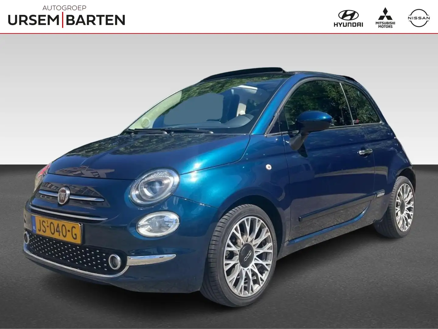Fiat 500C 0.9 TwinAir Turbo Lounge | Cabrio dak | Azul - 1