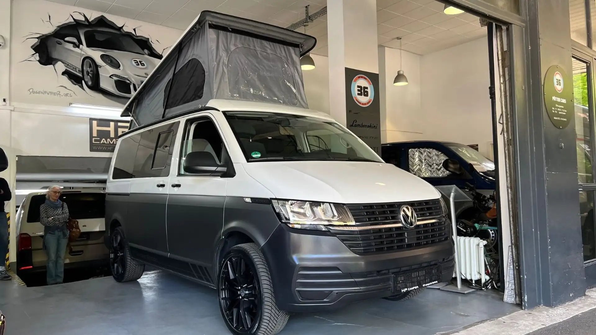 Volkswagen T6.1 HP-Camper OpenSky 4-5 Schlafplätze Klima Weiß - 1