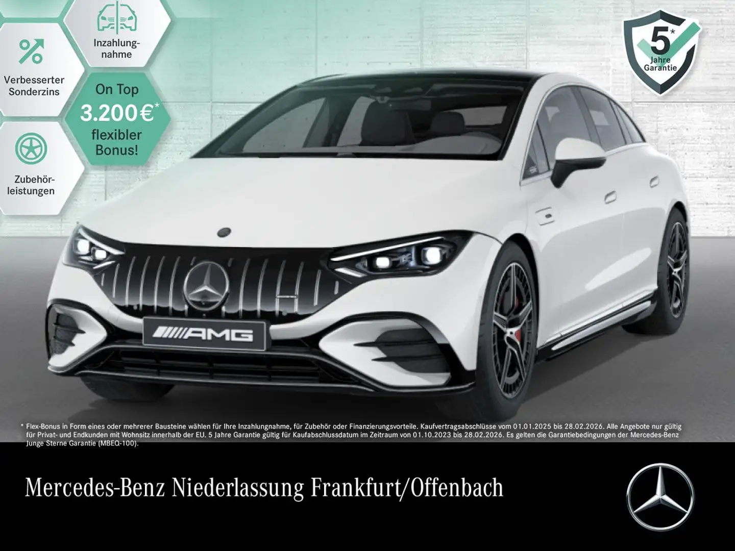 Mercedes-Benz EQS EQE 53 AMG 4M Burmester 3D Fahrass 360° Airmat HUD Weiß - 1