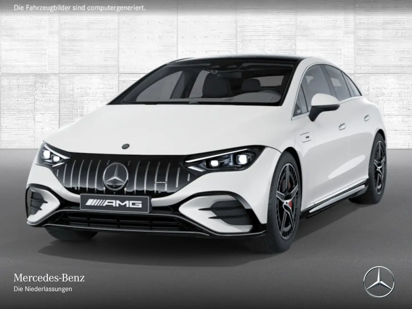 Mercedes-Benz EQS EQE 53 AMG 4M Burmester 3D Fahrass 360° Airmat HUD Wit - 2