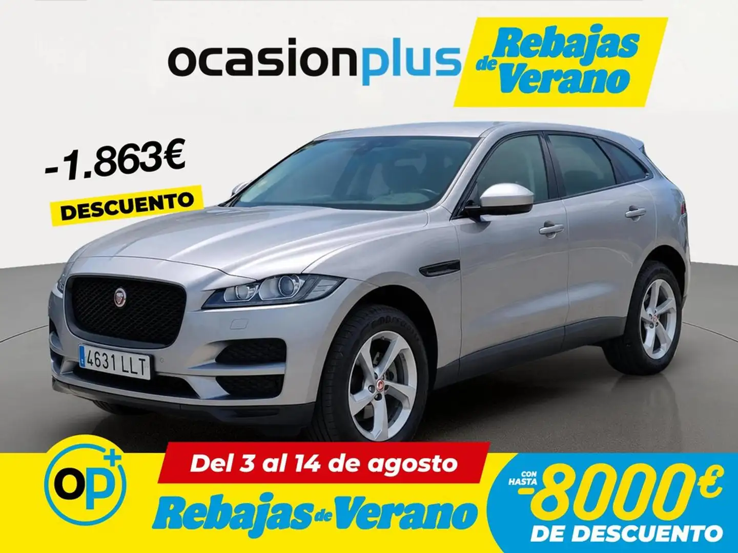 Jaguar F-Pace 2.0i4D Prestige Aut. AWD 180 Gris - 1