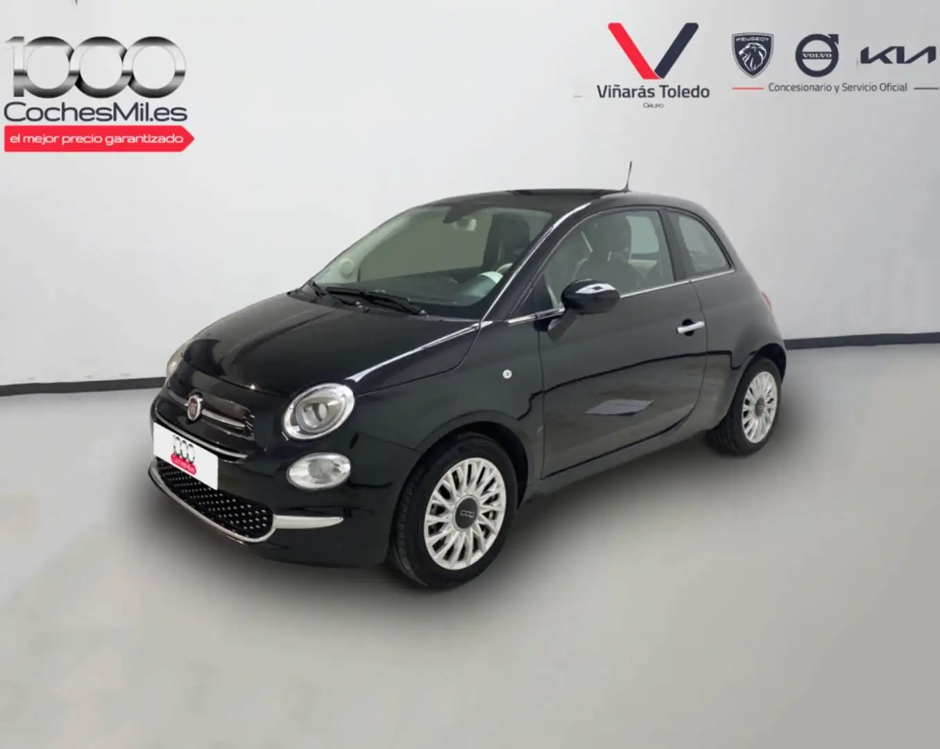 Fiat 500 1.0 Hybrid Dolcevita 52kW Noir - 1