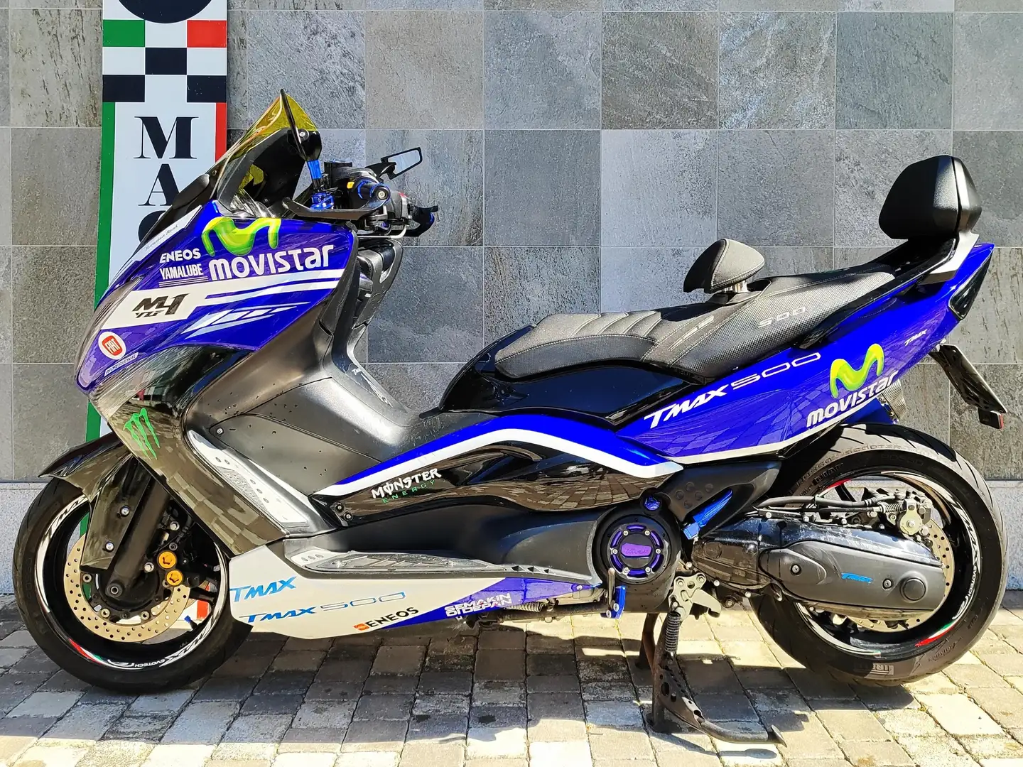 Yamaha TMAX 500 Blauw - 2