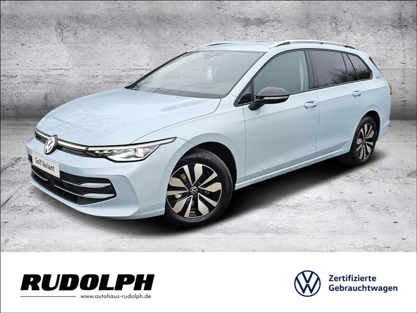 Volkswagen Golf Variant VIII 1.5 eTSI Goal DSG LED HUD Navi AHK SHZ ACC 3- Blau - 1