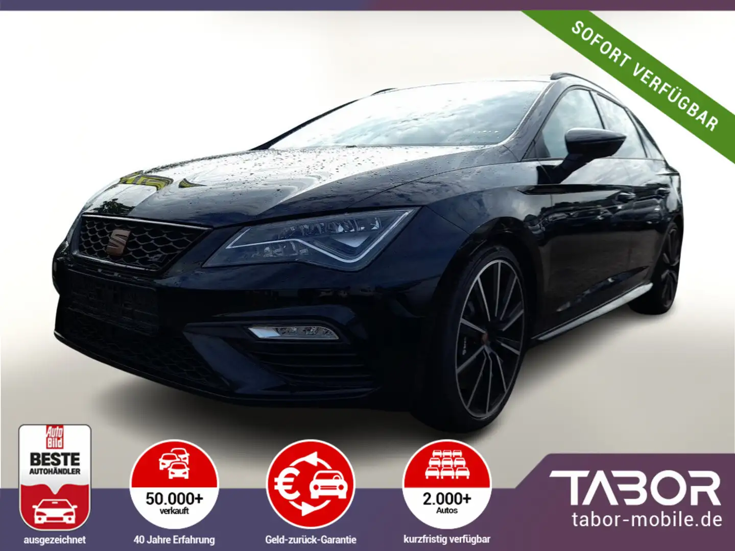 SEAT Leon ST Cupra 2.0 TSI 300 4Drive DSG PanoD Nav Zwart - 1