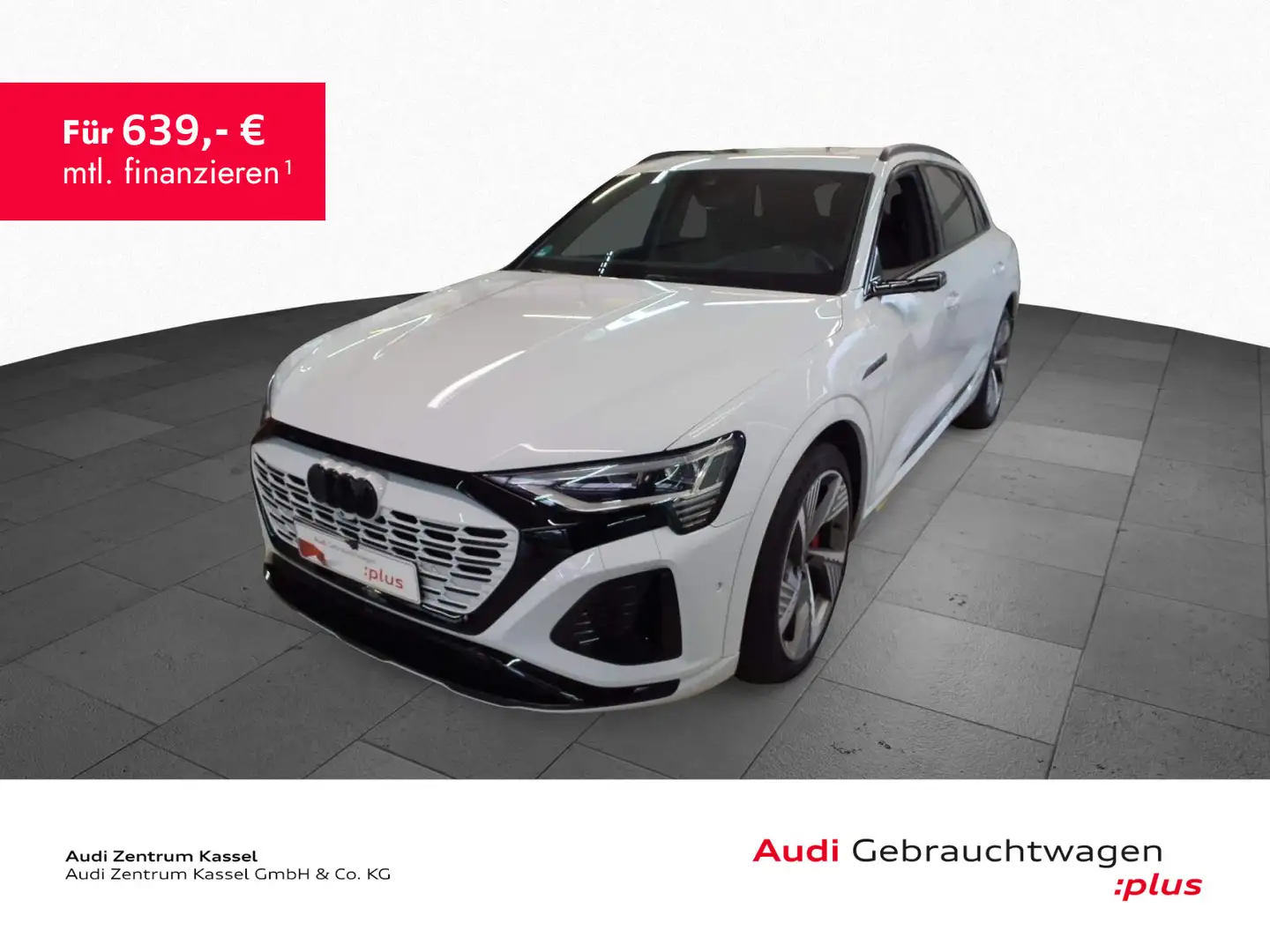 Audi Q8 e-tron Q8 55 e-tron qu. S line Matrix B&O Pano HuD 360° Weiß - 1
