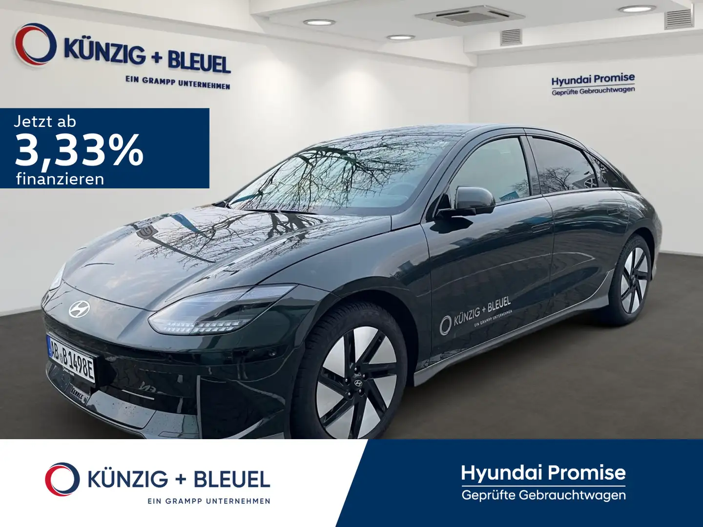 Hyundai IONIQ 6 4 WD 77,4 kWh 325PS UNIQ*Nav*HuD*BOSE*.. Zelená - 1