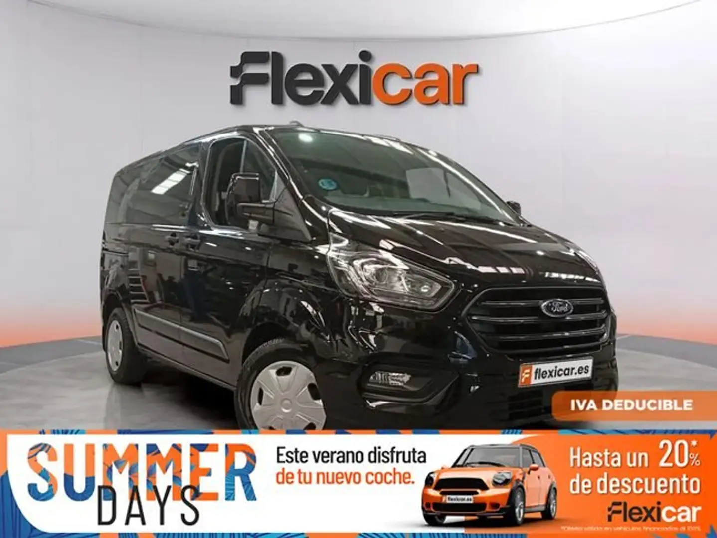 Ford Transit Custom Diesel FT 320 L1 Kombi 2.0 Ecoblue Trend 136, 100k Negro - 1