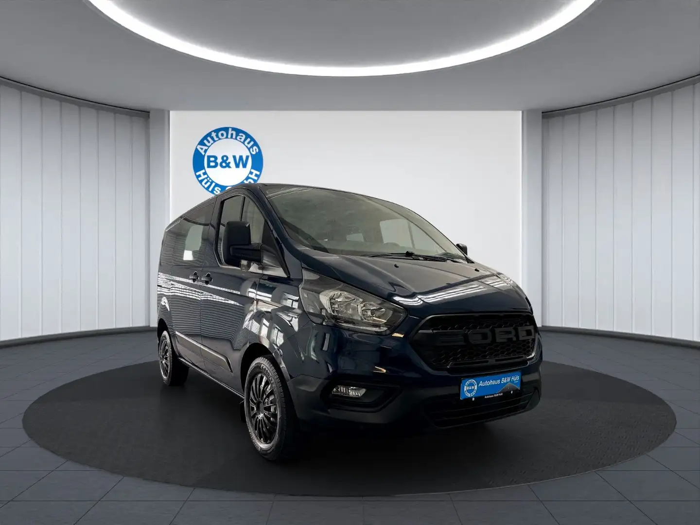 Ford Transit Custom 320 1Ha.*DoKa*6-SITZ*KLIMA*TEMPOM Blau - 1