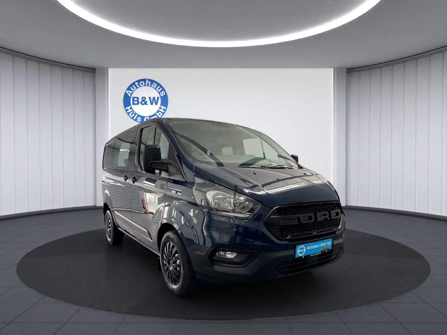 Ford Transit Custom 320 1Ha.*DoKa*6-SITZ*KLIMA*TEMPOM Bleu - 1